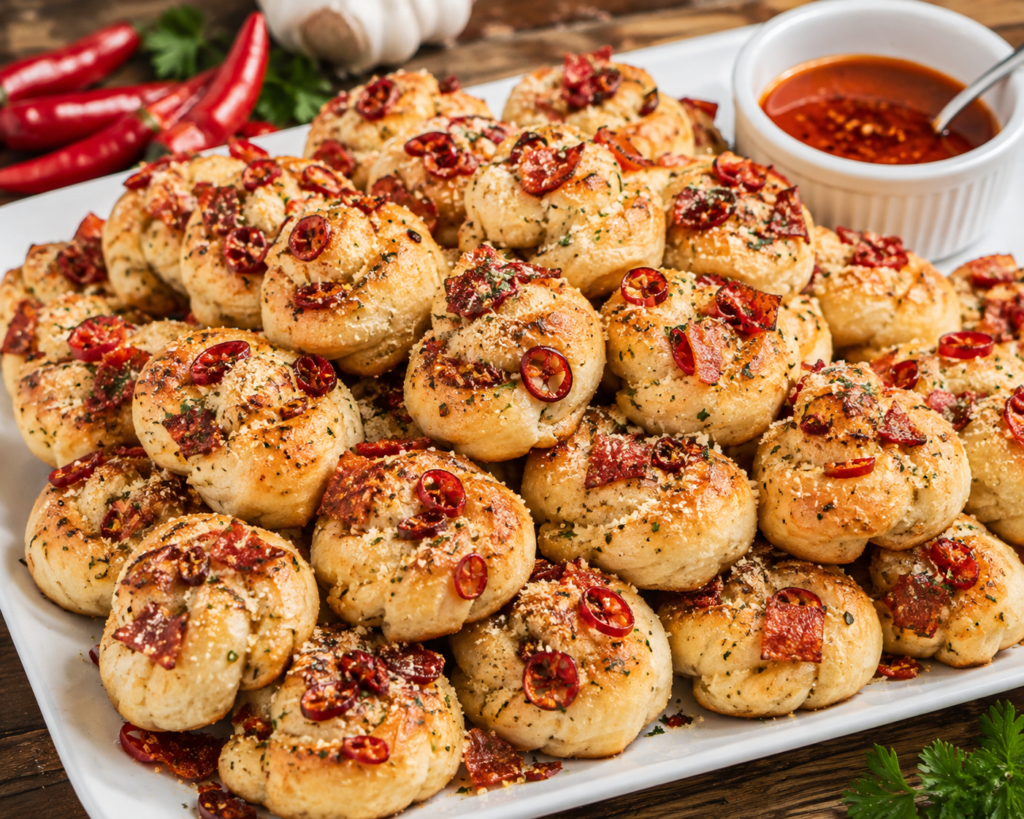 Spicy Garlic Knots